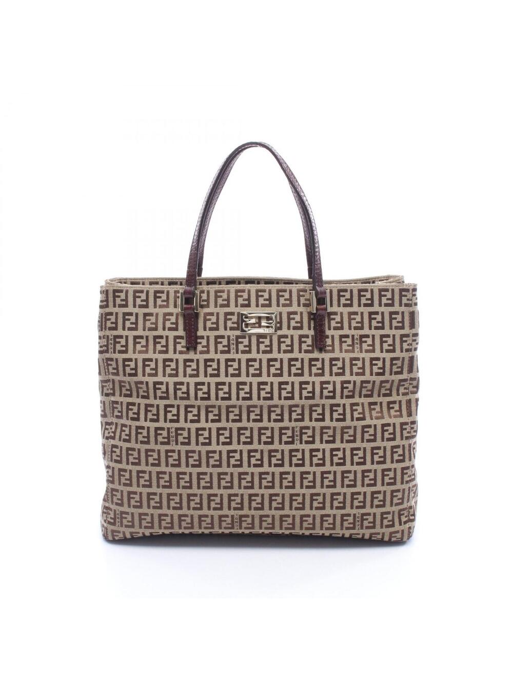 Fendi Zucchino Hand Tote Bag Canvas #284035F65B